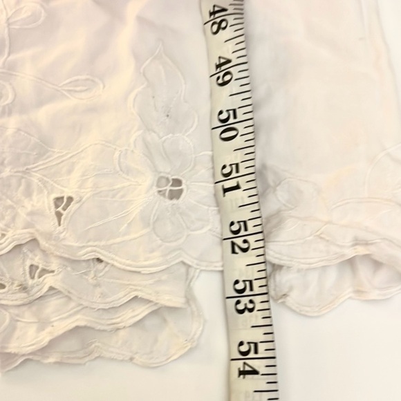 Vintage HiBis,Lace Works, Antique White Embroidered Rayon Dress,EUC, Size XL - Picture 12 of 12